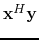 $ \mathbf{x}^H\mathbf{y}$